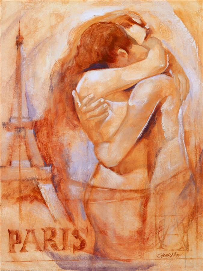 Talantbek Chekirov Embrace in Paris